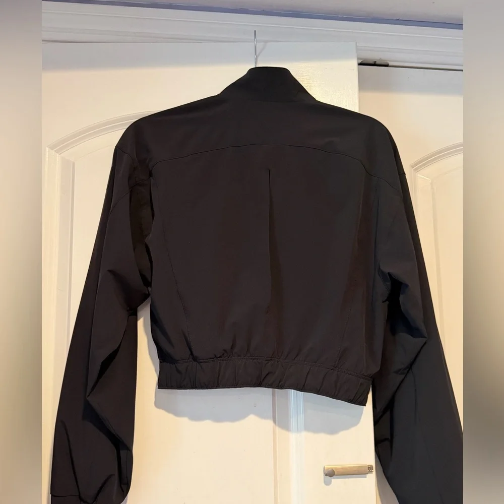alo yoga clubhouse jacket black